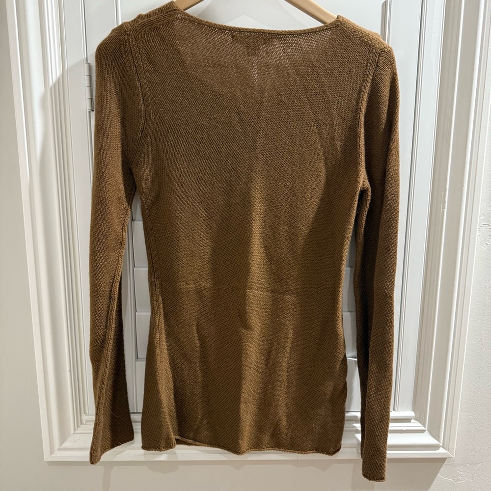 3/$10 🛒🛍️ Michael Kors Brown Long Sleeve Sweater Top - Size XS - Picture 4 of 4
